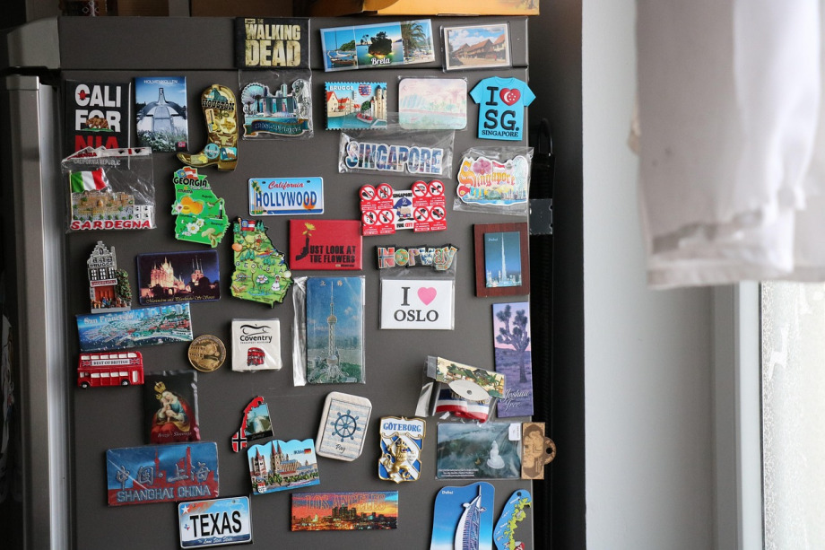 fridge magnets mockup